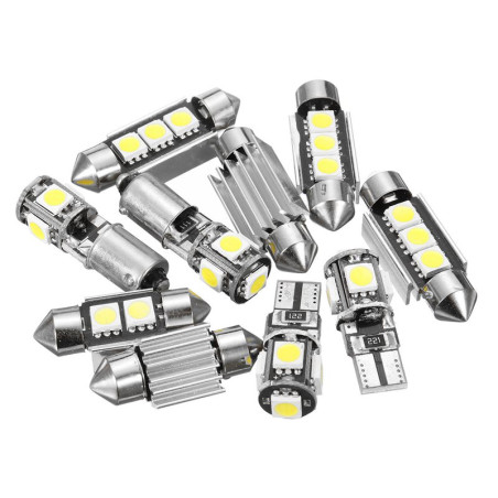 LED-lampor - Glödlampa Vit 4xLED SV8,5 10x31mm