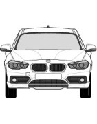 Extraljus till BMW 1-serie halvkombi 3dr